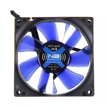 Ventoinha Noiseblocker BlackSilentFan X2 8 cm 1800 rpm 45 m³/h preto