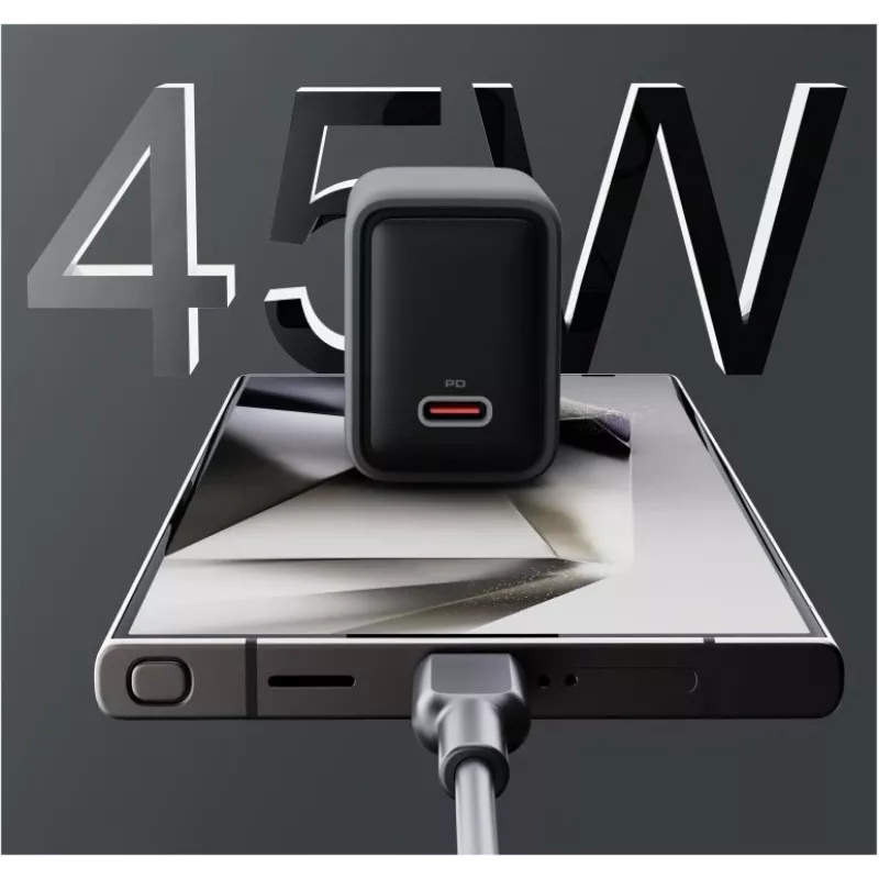 Carregador de parede Comet 1xUSB-C PD 45W PA-C2