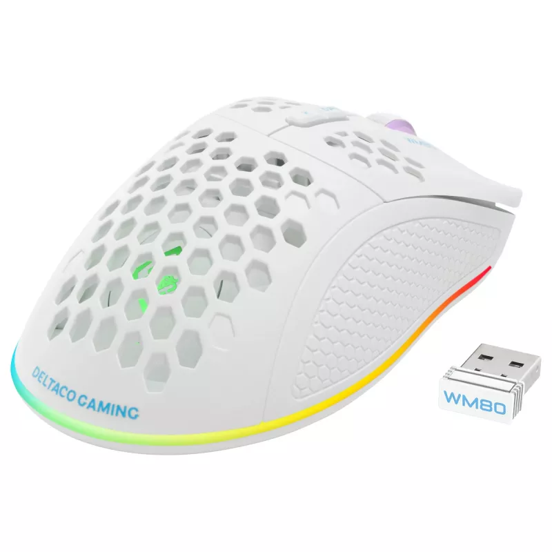 Rato gaming Deltaco GAM-120-W RF sem fios USB Type-C