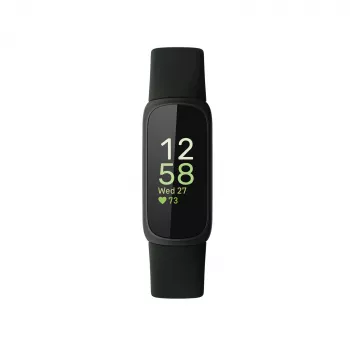 Monitor de atividade de pulso Fitbit Inspire 3 preto