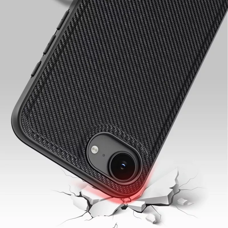 Capa Nevox 2499 para telemóvel preta para iPhone 16e 15,5 cm