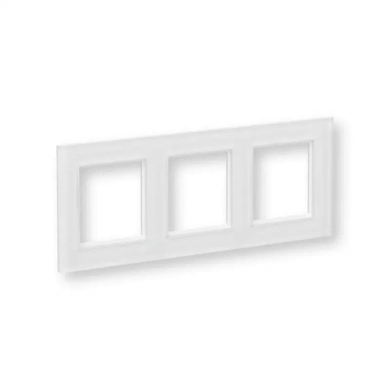 eQ-3 Homematic IP 162147A1 Moldura de vidro, tripla, branco