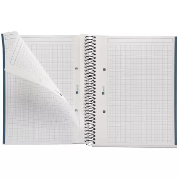 Bloco universitário MIQUELRIUS Eco Design 1 quadriculado DIN A5 com margem interior (A615699)