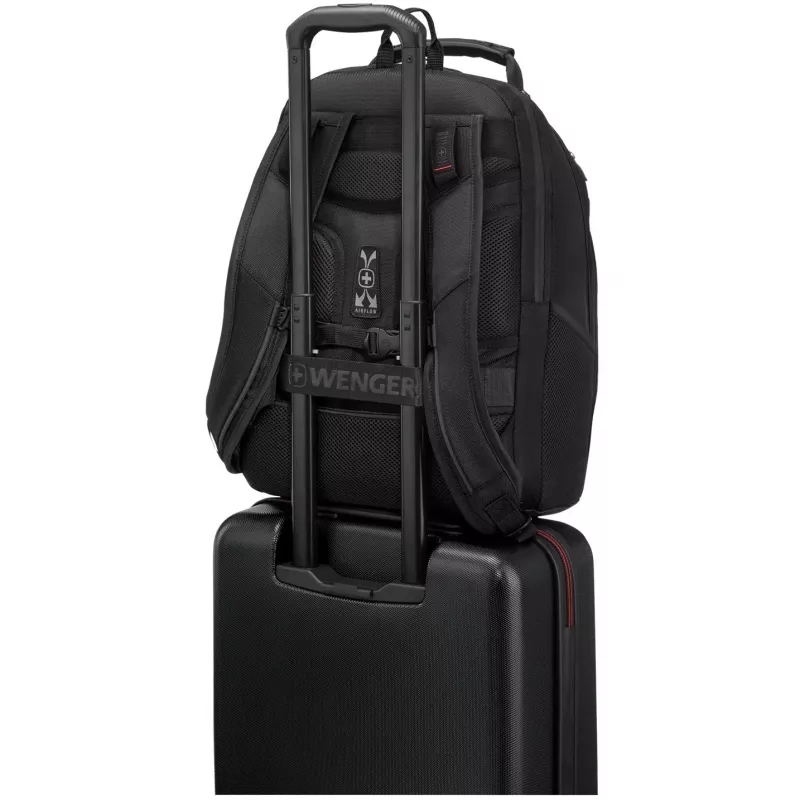 Mala para portátil Wenger Legacy Série preta para 16 polegadas (compatível até 40,6 cm) 653629