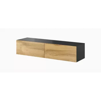 Suporte de TV para cama VIGO 140 30/140/40 preto/carvalho wotan
