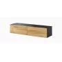 Suporte de TV para cama VIGO 140 30/140/40 preto/carvalho wotan