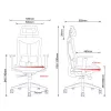 Cadeira ergonómica premium Ergo Officer ER-414