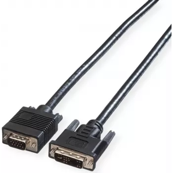 ROLINE Cabo DVI-VGA, DVI (12+5) macho - HD15 macho 3,0m (11.04.5430)