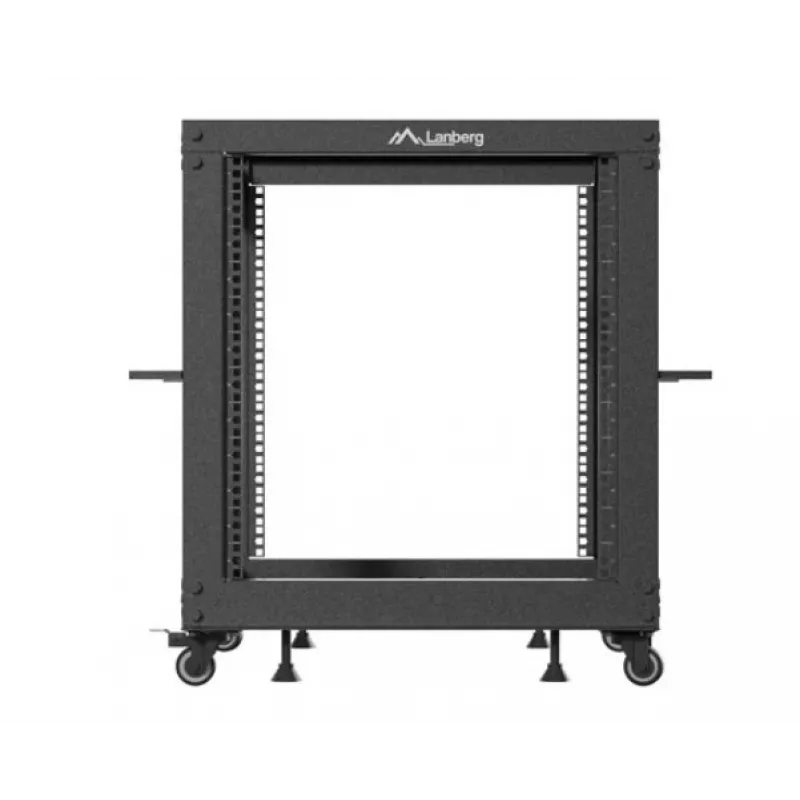 Caixa rack LANBERG Open Rack OR01-6112-B 12U 600x600 ajustável preto
