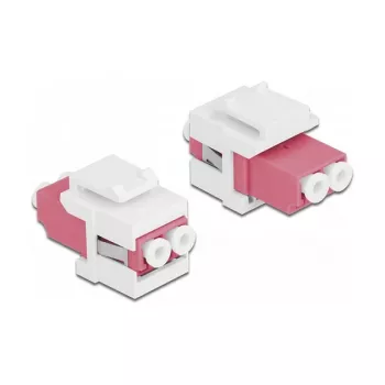 Módulo Keystone LC Duplex conector fêmea para LC Duplex conector fêmea DeLOCK 86818