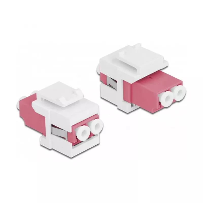 Módulo Keystone LC Duplex conector fêmea para LC Duplex conector fêmea DeLOCK 86818