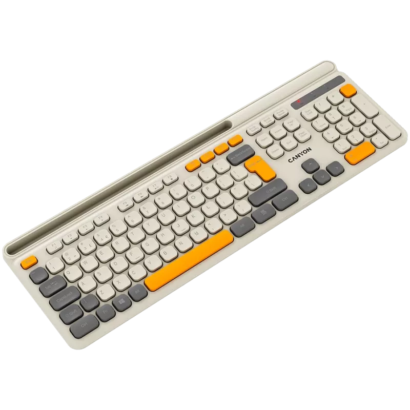 Teclado CANYON HKB-W03 EN AAA sem fios bege