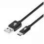Cabo USB - USB C 3 m fita preto