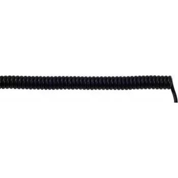 LAPP 73220252 cabo espiral UNITRONIC® SPIRAL 300 mm / 1200 mm 4 x 0,25 mm² preto 5 unid. (73220252)