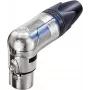 Neutrik conector fêmea XLR angular, número de polos: 5, prateado NC5FRX 1 unid. (NC5FRX)