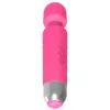 Massageador de clítoris Erolab Wand-M MFN01r rosa — bastão massajador compacto estilo varinha mágica