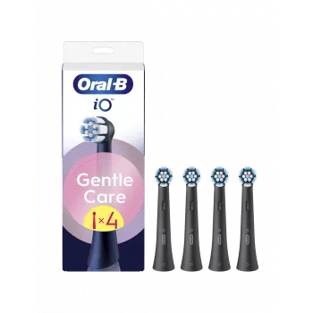 Cabeças de escova de substituição Oral-B iO Gentle Care, preto, 4 peças