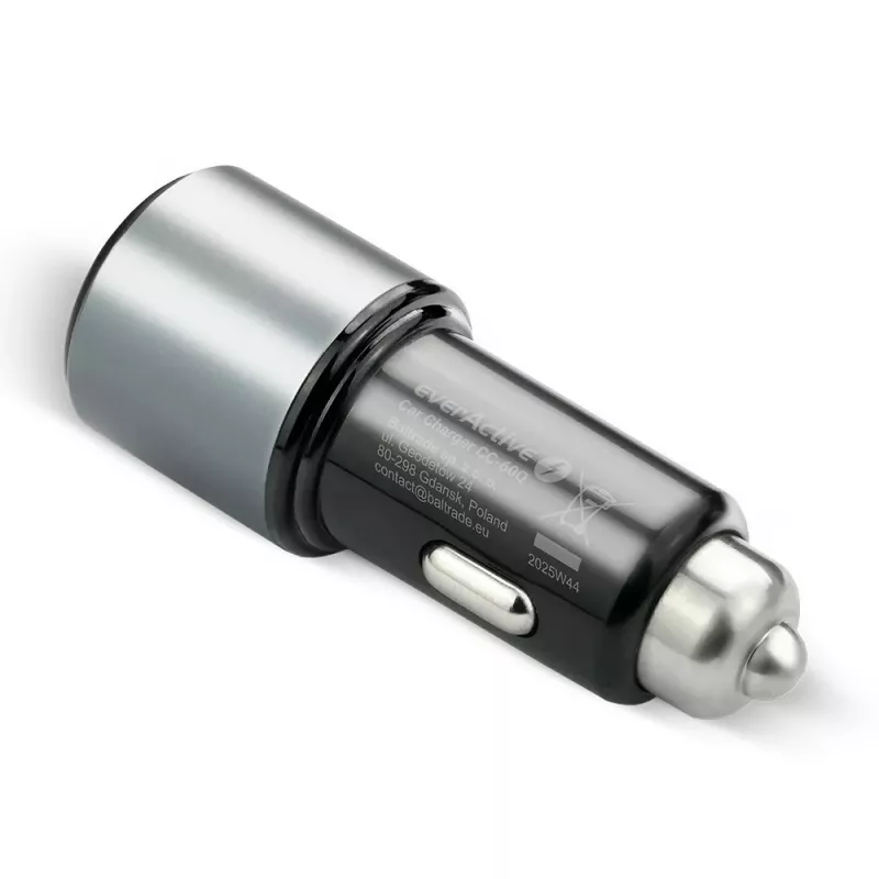 Carregador de automóvel everActive CC-60Q, QC3.0, até 83W, adaptador USB para automóvel
