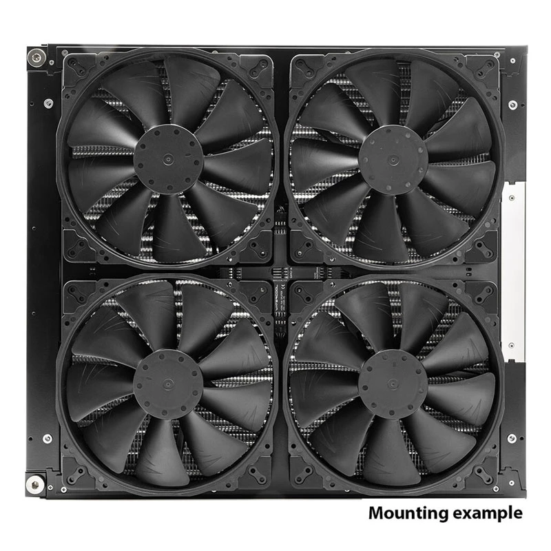 Splitter para radiador Watercool MO-RA X-Splitter para ventoinhas Noctua NF-A20