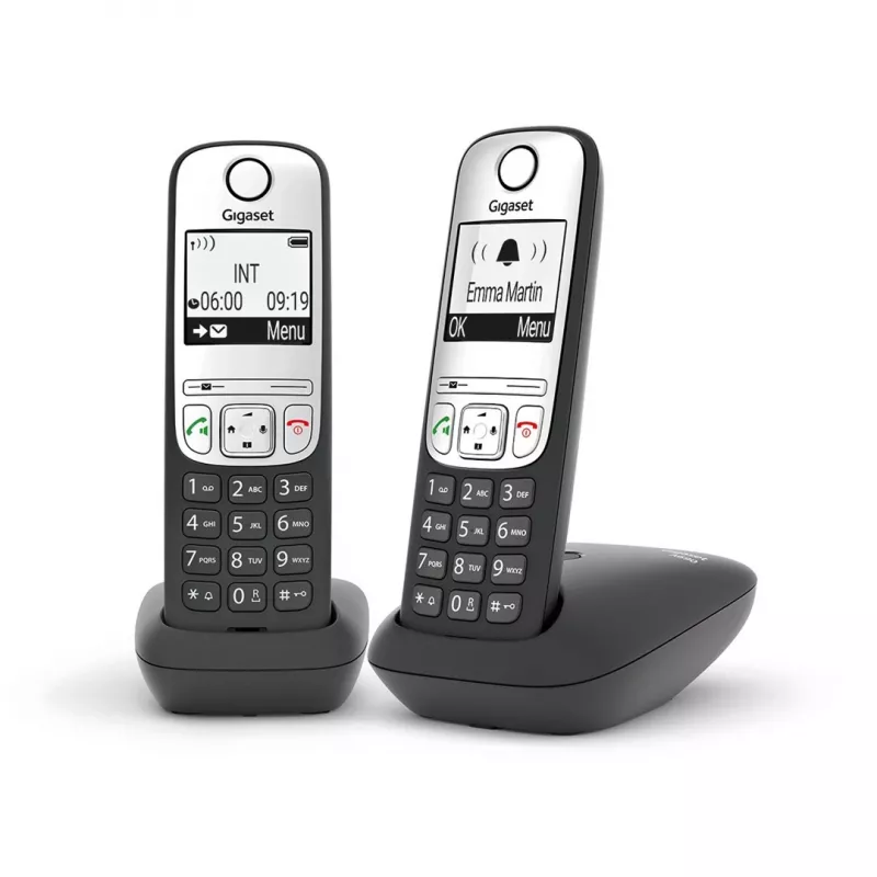 Telefone sem fios Gigaset A690 A Duo preto