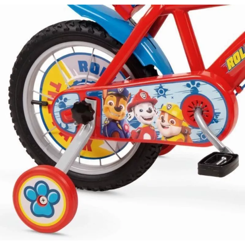 Bicicleta infantil 14 Paw Patrol vermelha 1478 menino NOVA TOIMSA