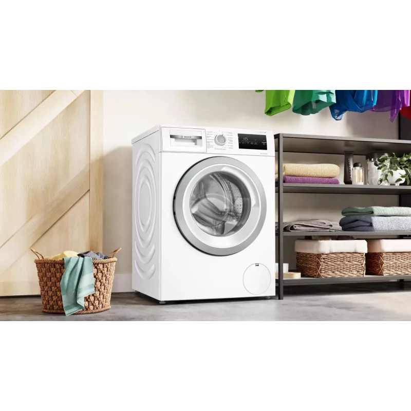 Máquina de lavar roupa de carga frontal Bosch WAN2813APL Series 4 8 kg 1400 rpm branca