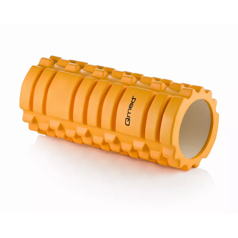 Rolo de espuma de reabilitação MDH DRQM3R0KBXXXP — EVA, diâmetro 14 cm, comprimento 33 cm, Shore 65, carga máxima 180 kg, laranja