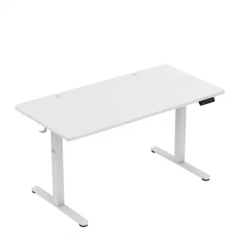 Secretária mark adler Leader 7.3 branca — estação de trabalho ergonómica de altura ajustável