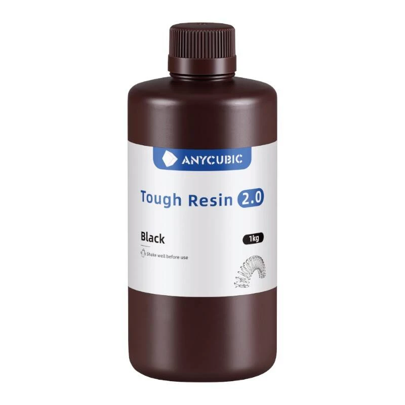 Resina fotopolimérica AnyCubic Tough Resin 2.0 preto 1 kg SRX2BK-101A