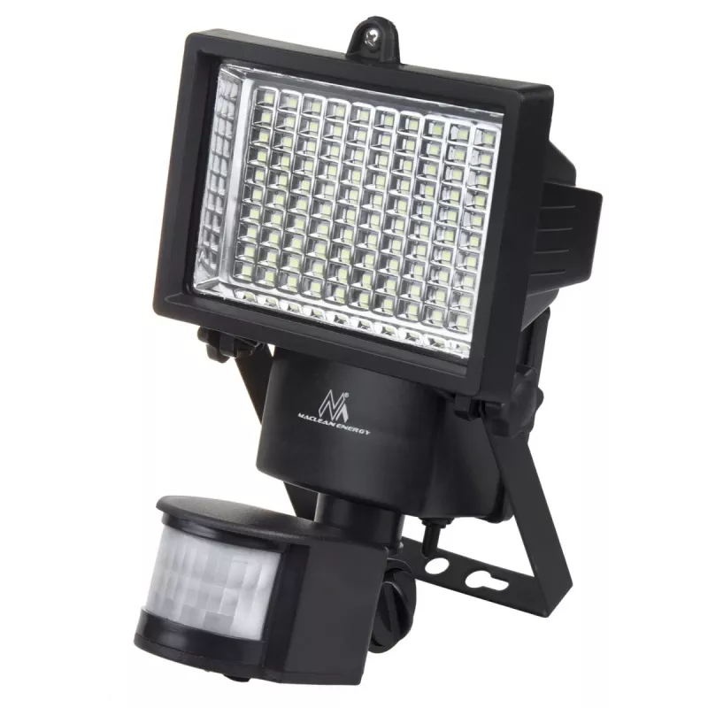 Projetor LED solar Maclean MCE442 com detetor de movimento projetor de parede luz crepuscular IP44 6W 6000K