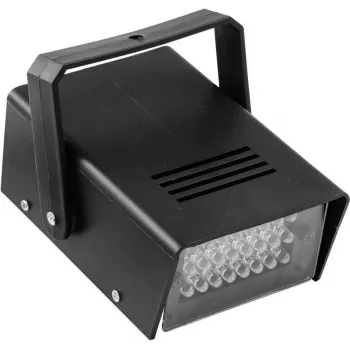 Luz estroboscópica EUROLITE 52200648 branco — estroboscópio de discoteca compacto
