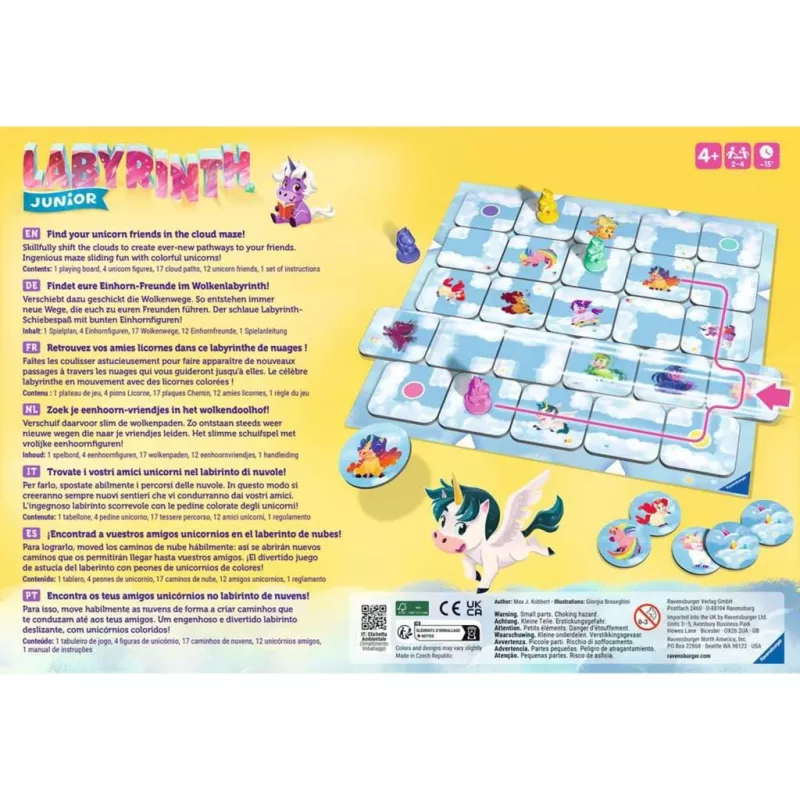 Jogo de tabuleiro Ravensburger 23046 — jogo de encaixe para toda a família, 15 min. de duração, a partir dos 4 anos