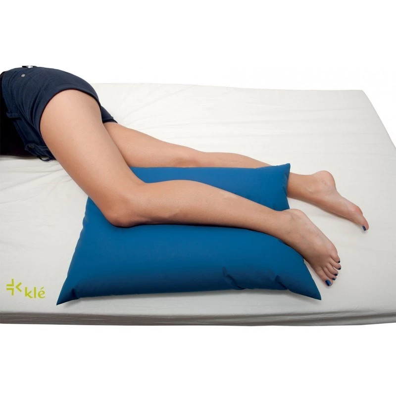 Almofada de posicionamento para dormir Aston KLASSIK D apoio de pernas ergonómico ajustável 530×350 mm espuma azul