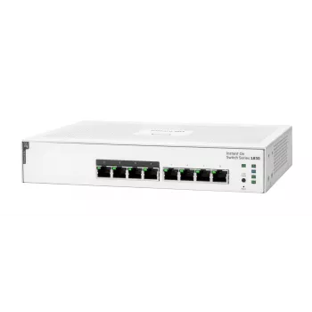 Comutador HPE Aruba Networking Instant On 8p Gigabit CL4 PoE 65W 1830