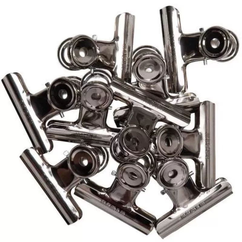MAUL mola em metal, cor: níquel, largura: 50 mm capacidade de aperto: 20 mm, embalagem de autosserviço (21750-96)