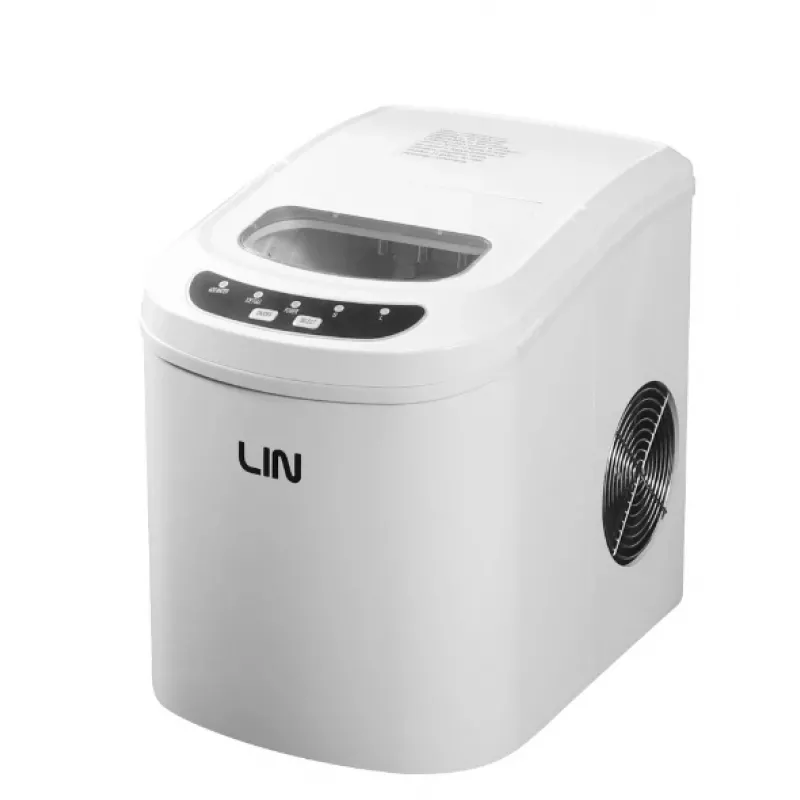 Máquina de gelo portátil LIN ICE PRO-W12 branca