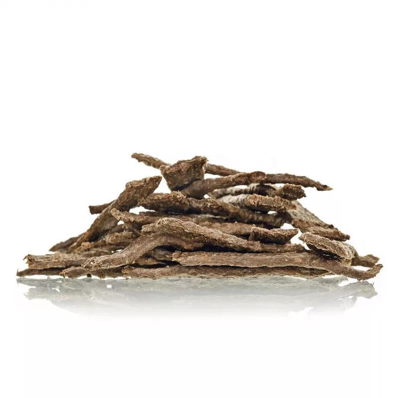 PETITTO tiras de carne seca de caça com cânhamo - petisco para cães - 400g
