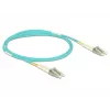 Cabo de fibra ótica DELOCK LC para LC multimodo OM3 2 m