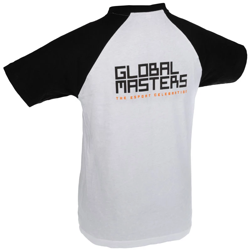 T-shirt Global Masters GM Logo - branco (XL)