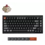 Teclado mecânico 75% Keychron V1 Ultra 8K — QWERTY, Bluetooth e cabo, RGB, preto