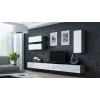 Armário Cama VIGO 90 fechado 90/35/32 cinzento/branco brilhante