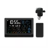 Manta MTO200B Windy Smart estação meteorológica com sensor exterior, Wi-Fi, preta