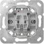 Mecanismo de interruptor de tecla Gira 310600 para aros de interruptor de tecla — controlo unipolar, branco