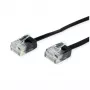 Roline 21.15.2193 cabo de patch Ethernet preto