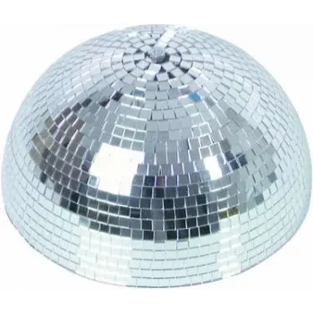 Hemisfério de espelho 30 cm EUROLITE — espelho decorativo semiesférico para iluminação e efeitos