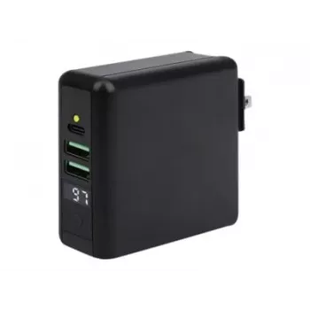 Carregador de parede de viagem e powerbank Manhattan 4-em-1