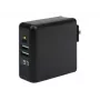 Carregador de parede de viagem e powerbank Manhattan 4-em-1