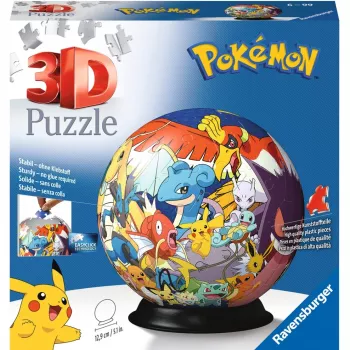 Puzzle 3D Ravensburger Pokémon 72 unid. desenhos animados