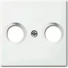 Placa de parede/Tampa de interruptor Busch-Jaeger 1724-0-4334 Branco para Busch-balance SI