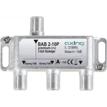 BAB 2-10P - repartidor SAT-Tap 2 vias 10 dB (BAB 2-10P)